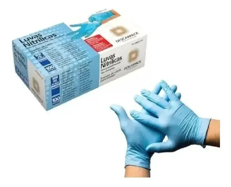 DESCARPACK - Luva Nitrilica Prof Sem Po C/100 - CA 31.410