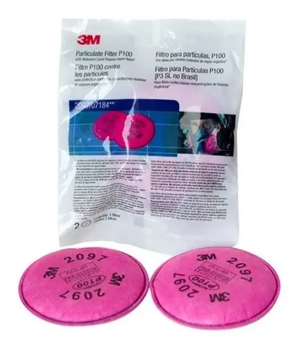 3M - Filtro para respirador P3 2097 HB004237697