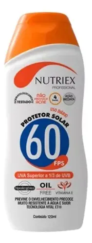 Nutriex - Protetor Solar FPS 60 120ML