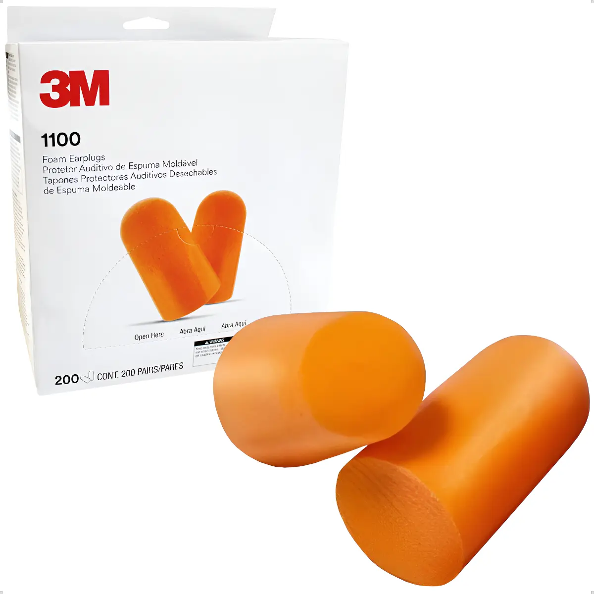 3M - Plug Espuma 16DB S/ Cordão 1100 - CA 5674