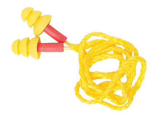 3M - Protetor auditivo tipo plug 17 dB, de silicone com cordão em poliéster, H0002311969 Tam M