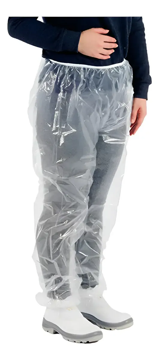 PREVEMAX - [Descartável] Calça Polietileno Com Elástico Cintura E Tornozelo Transparente - CA 30.355