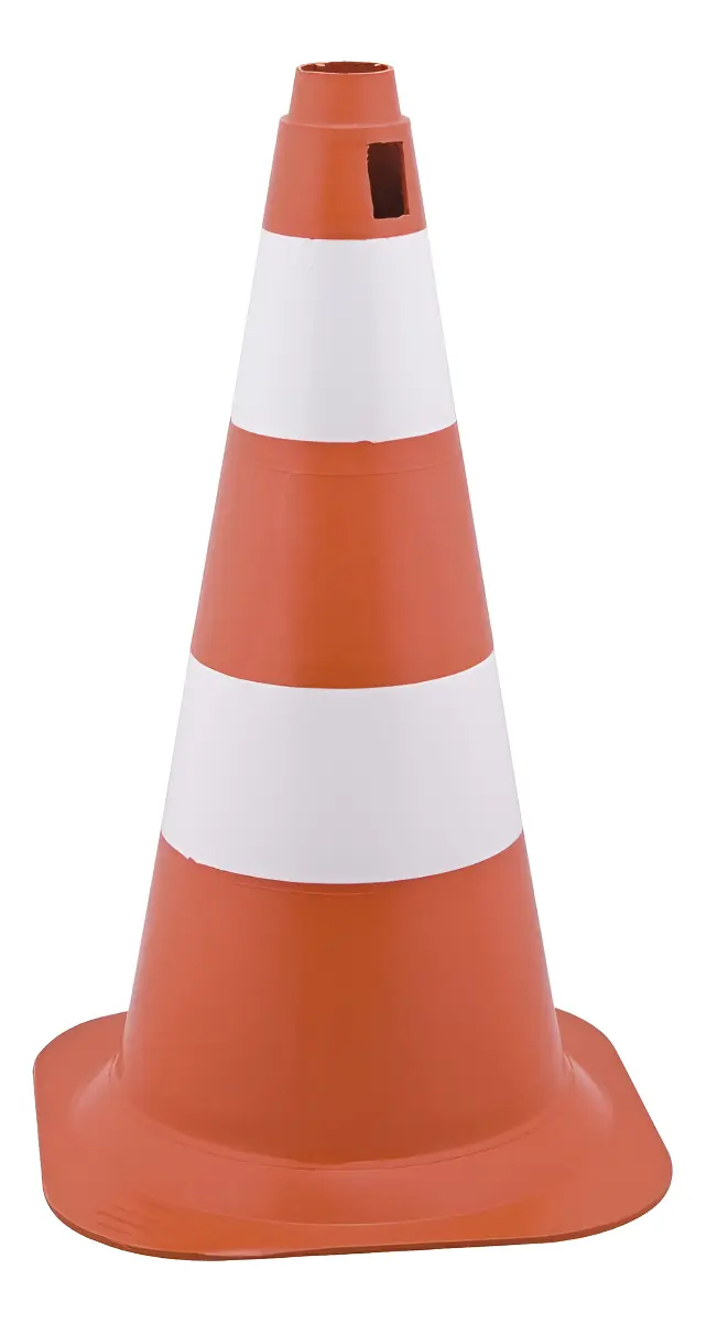 VONDER - Cone 50CM Branco / Laranja