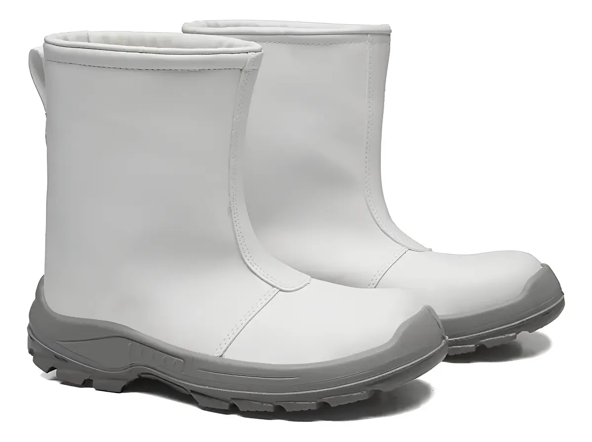 BRACOL - Bota Branca F.Totalmicrofibra 4011bdgm4600ll Bico Plastico Pu Bidensidade - Tam 39