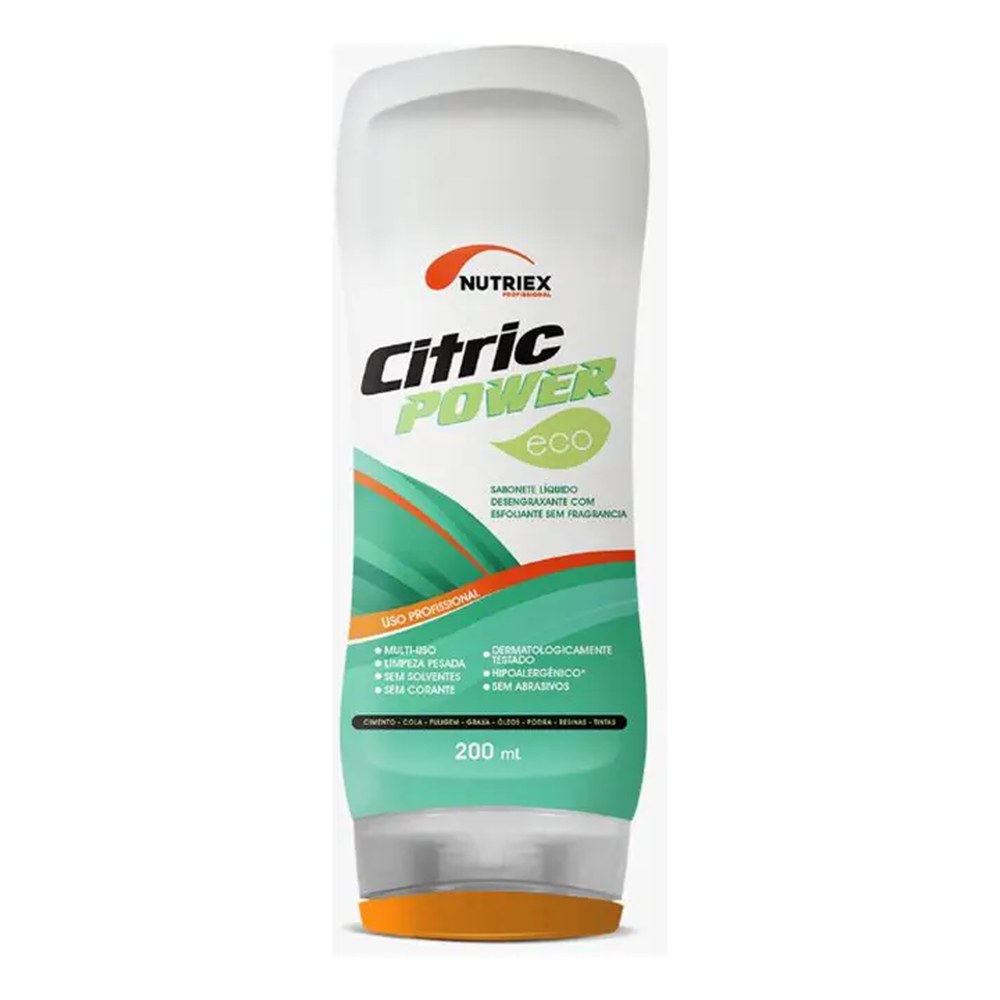 Nutriex - Sabonete Líquido Citric Power Eco sem Fragrância 200ml