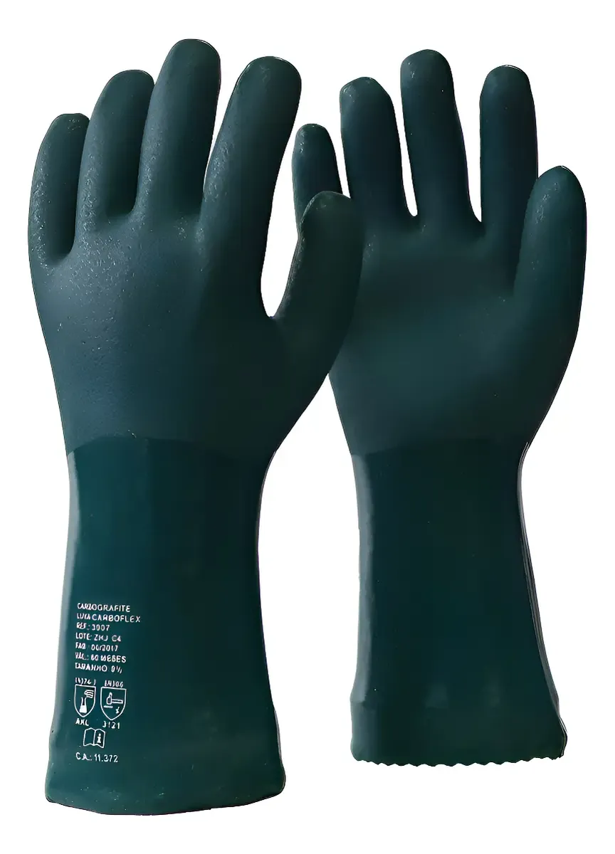 CARBOGRAFITE - Luva Carboflex Pvc Aspera 36cm CA 11.372